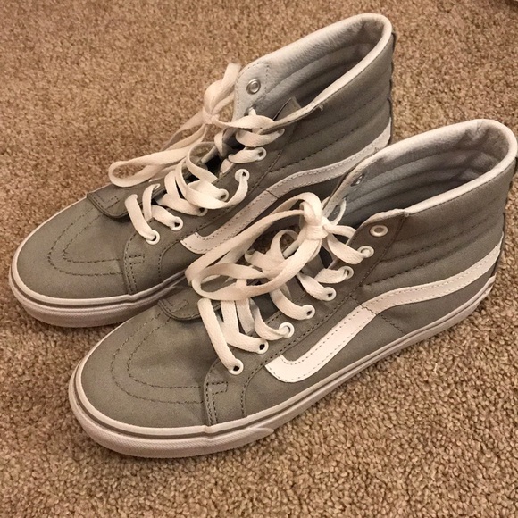 Grey Women’s High Top Vans - Picture 2 of 8